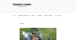 Desktop Screenshot of carabine-a-plomb.com